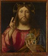 Andrea Previtali Salvator Mundi oil painting